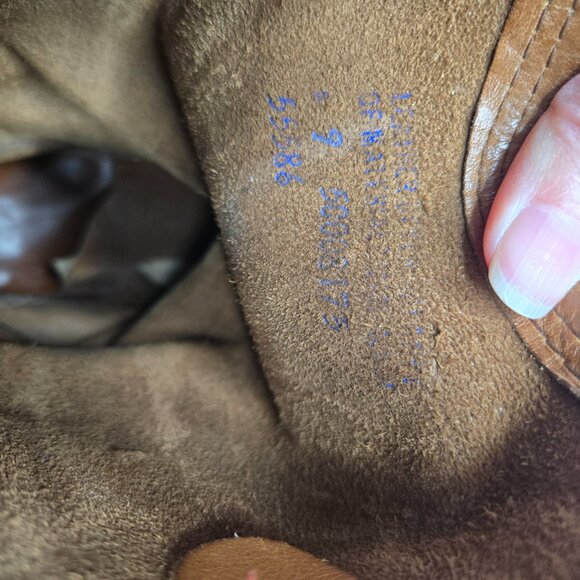 Carolina Wellington Work Boots Men's Sz 9 Vintage Western Pull On Cowboy Leather - Picture 10 of 12